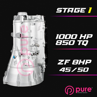 PURE ZF 8HP45/50 STAGE 1 TRANSMISSION UPGRADE 1000HP/850TQ